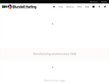 Tablet Screenshot of blundellharling.com
